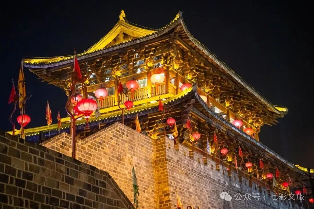 古城古建夜景