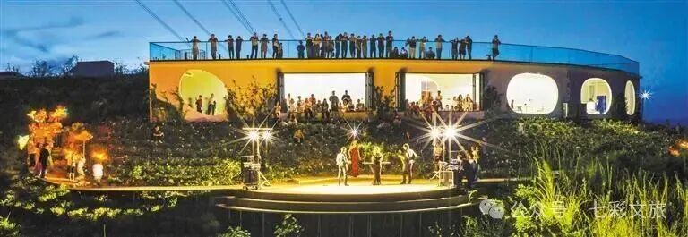 安徽宣州玩枇农场山顶音乐会