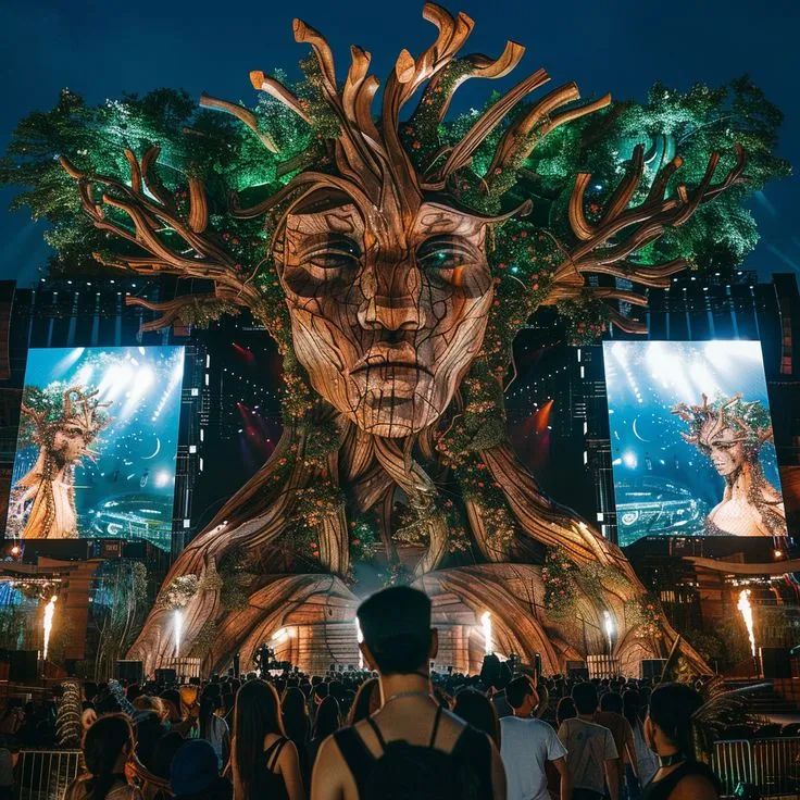 其中包括:Giant Stage for Music Festival